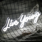 Live Young 5V USB LED Neon Sign - Budget Friendly