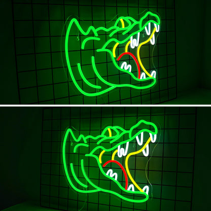 Alligator 5V USB LED Neon Sign - Budget Friendly