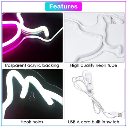 Dog Cat 5V USB LED Neon Sign - Budget Friendly
