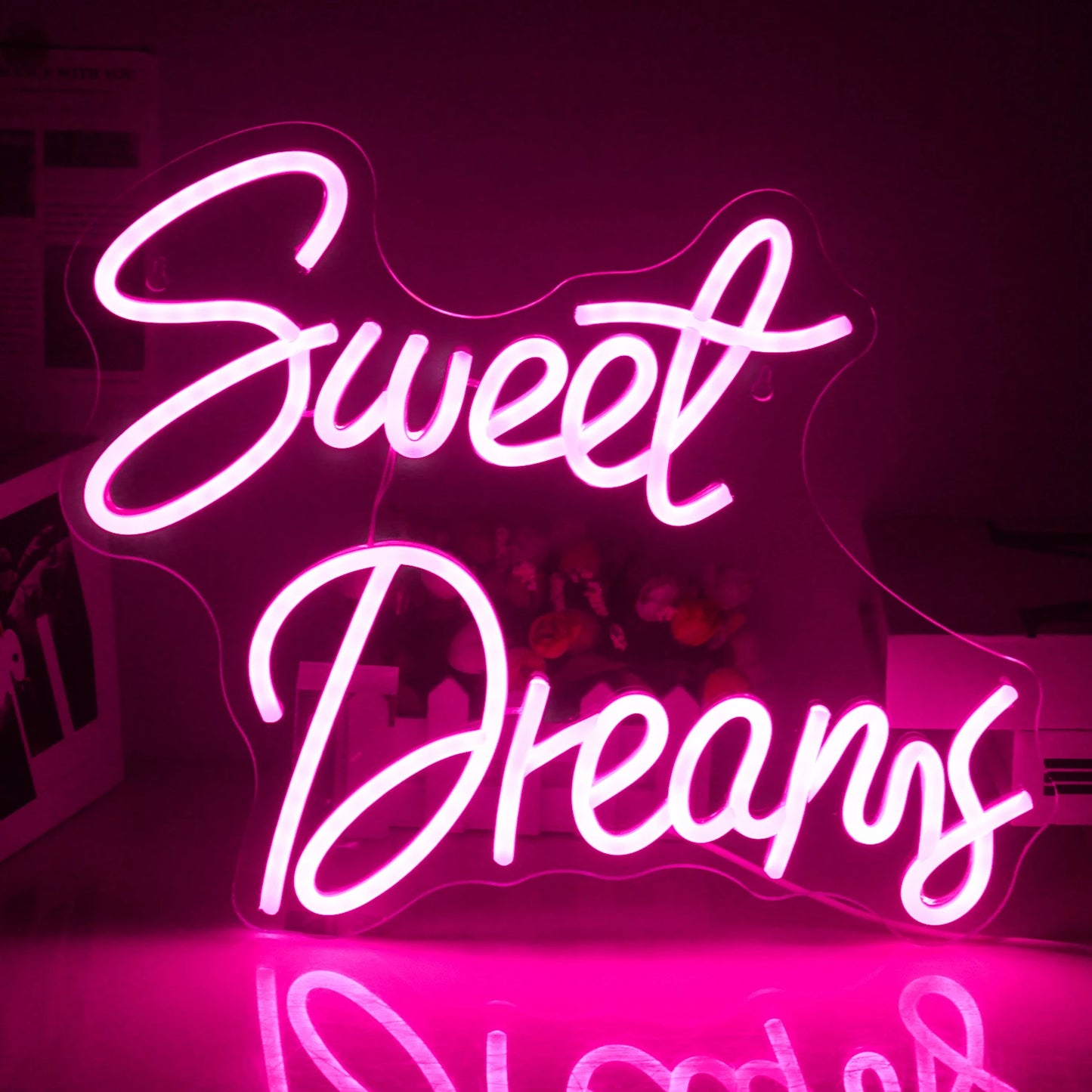Sweet Dreams 5V USB LED Neon Sign - Budget Friendly