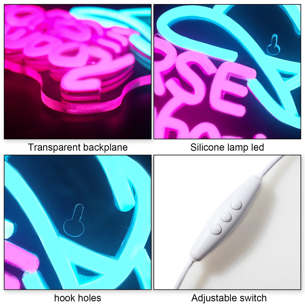 SAVE A HORSE Ride a Cowboy – Cowboyhoed – LED-neonbord (5 V USB)