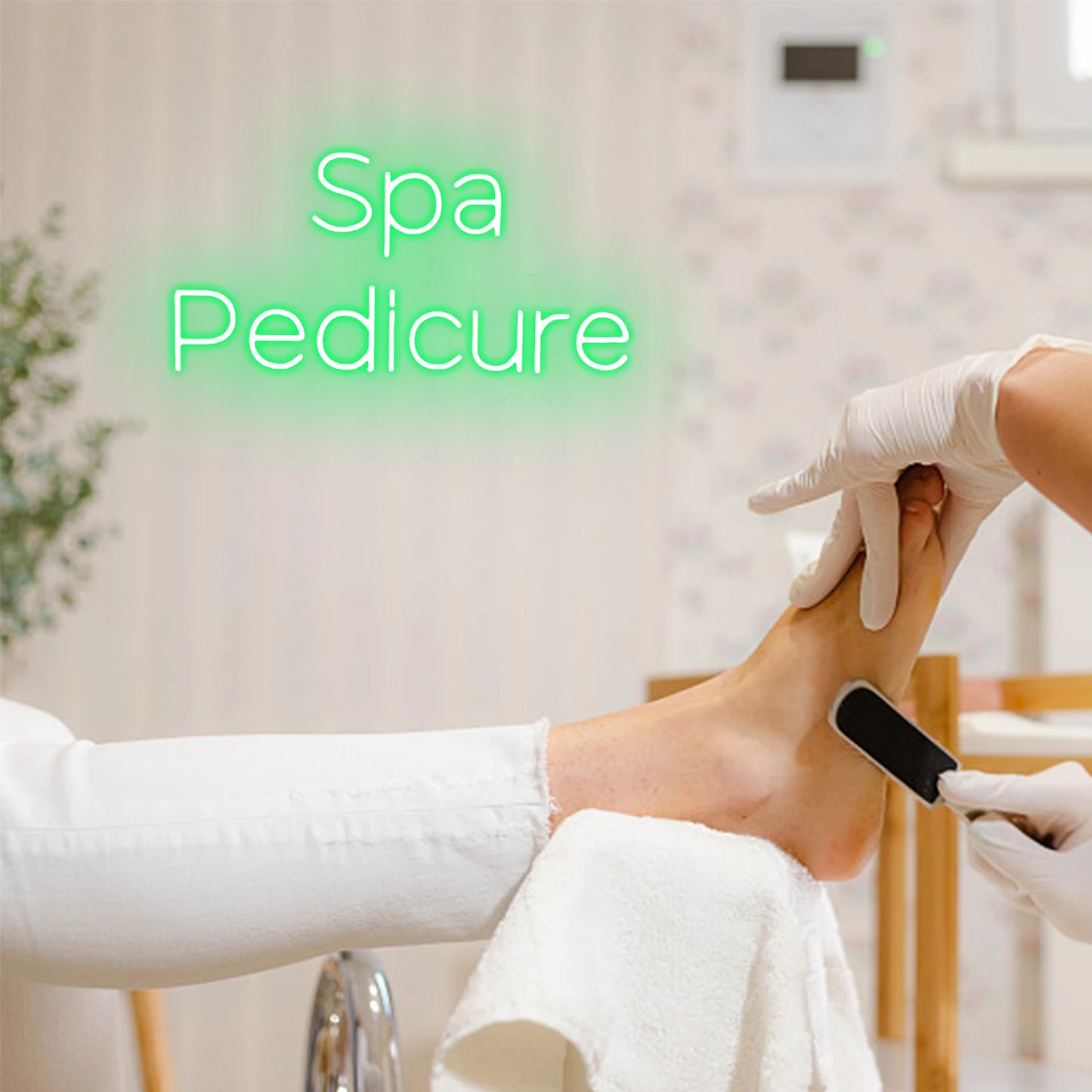 Spa Pedicure 5V USB LED Neon Sign - Budget Friendly