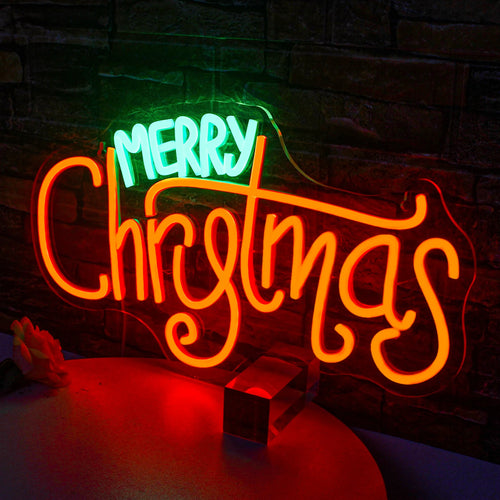 Merry Christmas – Schrijfletters – LED-neonbord (5 V USB)