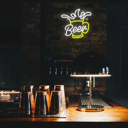 Beer 5V USB LED Neon Sign - Budget Friendly