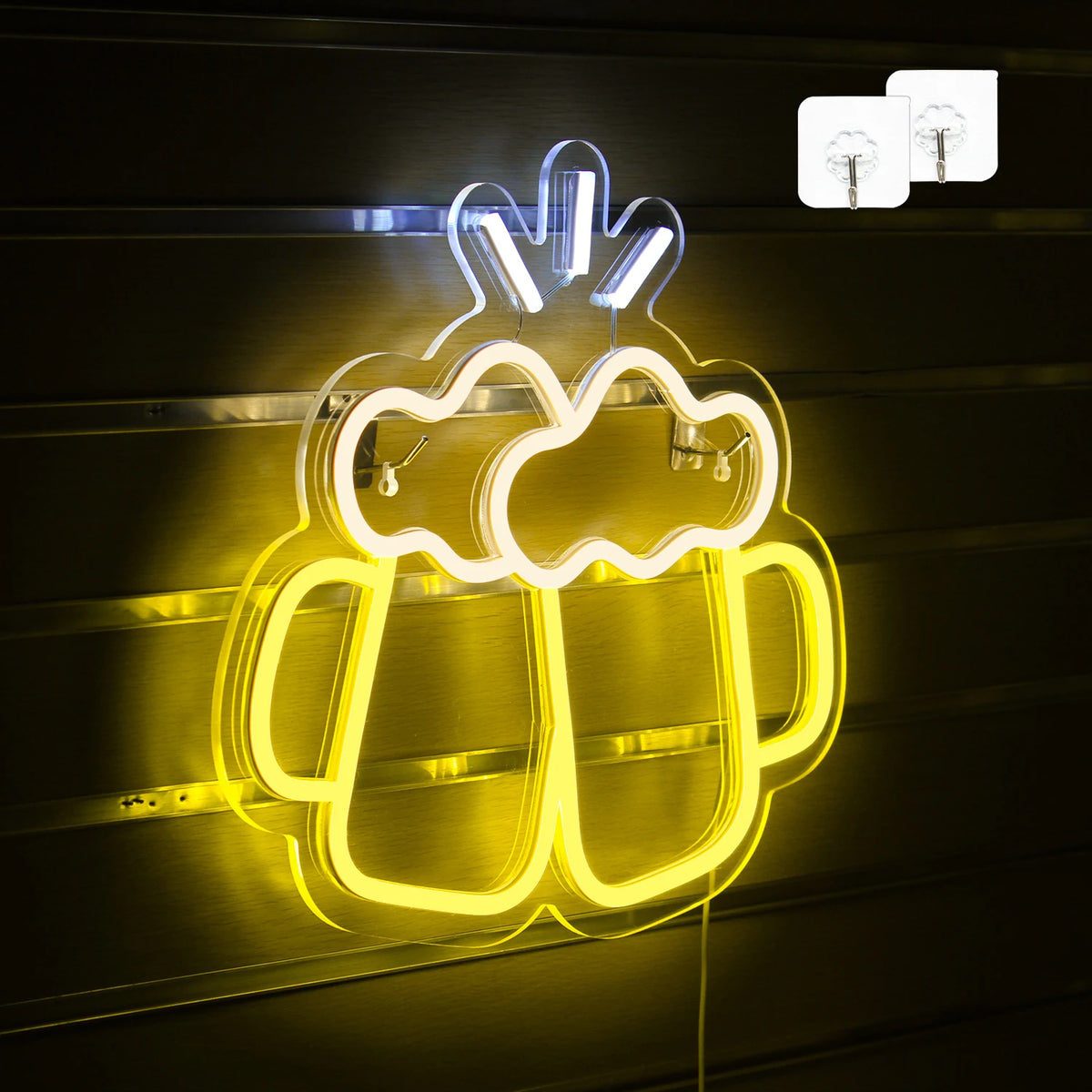 Biermotief – LED-neonreclame (5 V USB)