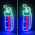 Golf 5V Mini USB LED Neon Sign - Budgetvriendelijk