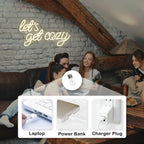 Let’s Get Cozy – LED-neonbord (5 V USB)