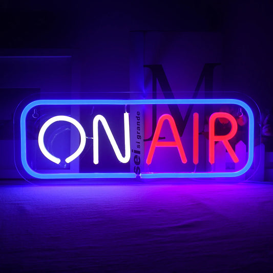 ON AIR 5V Mini USB  LED Neon Sign - Budget-Friendly