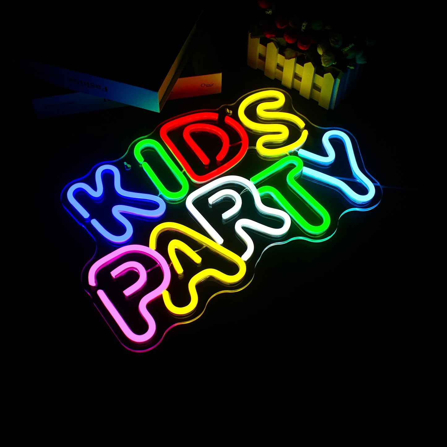 Kids Party 5V USB LED Neon Sign - Budget Friendly