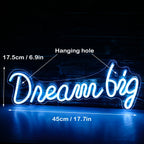 Dream Big – LED-neonbord (5 V USB)