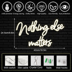 Nothing Else Matters – LED-neonbord (5 V USB)