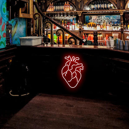 Heart 5V USB LED Neon Sign - Budget Friendly