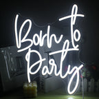 Born to Party – LED-neonbord (5 V USB)