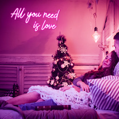 All You Need is Love 5V USB LED Neon Sign - Budget Friendly