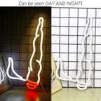 Rookmotief – LED-neonbord (5 V USB)