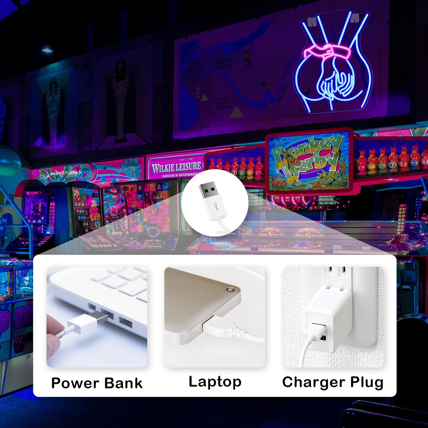 Neon Sign Girl Woman Body Sexy 5V USB LED Neon Sign - Budget Friendly