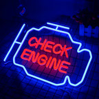 Check Engine 5V USB LED Neon Sign - Budget Friendly