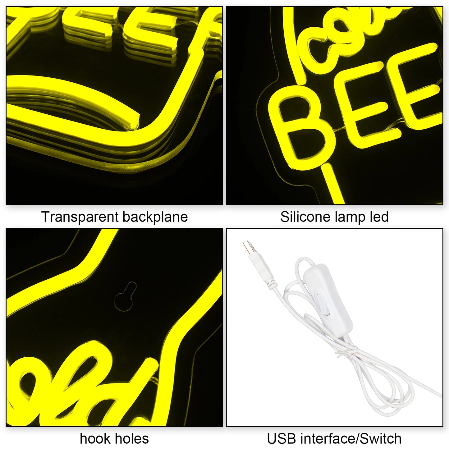 Beer 5V USB LED Neon Sign - Budget Friendly