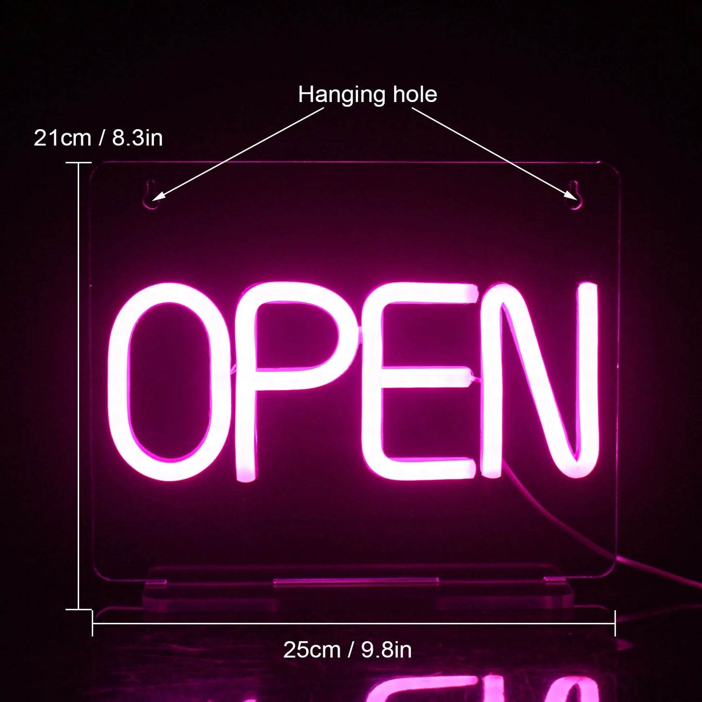 Open 5V USB LED Neon Sign - Budget Friendly