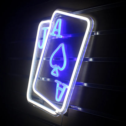 Poker 5V USB LED Neon Sign - Budget Friendly