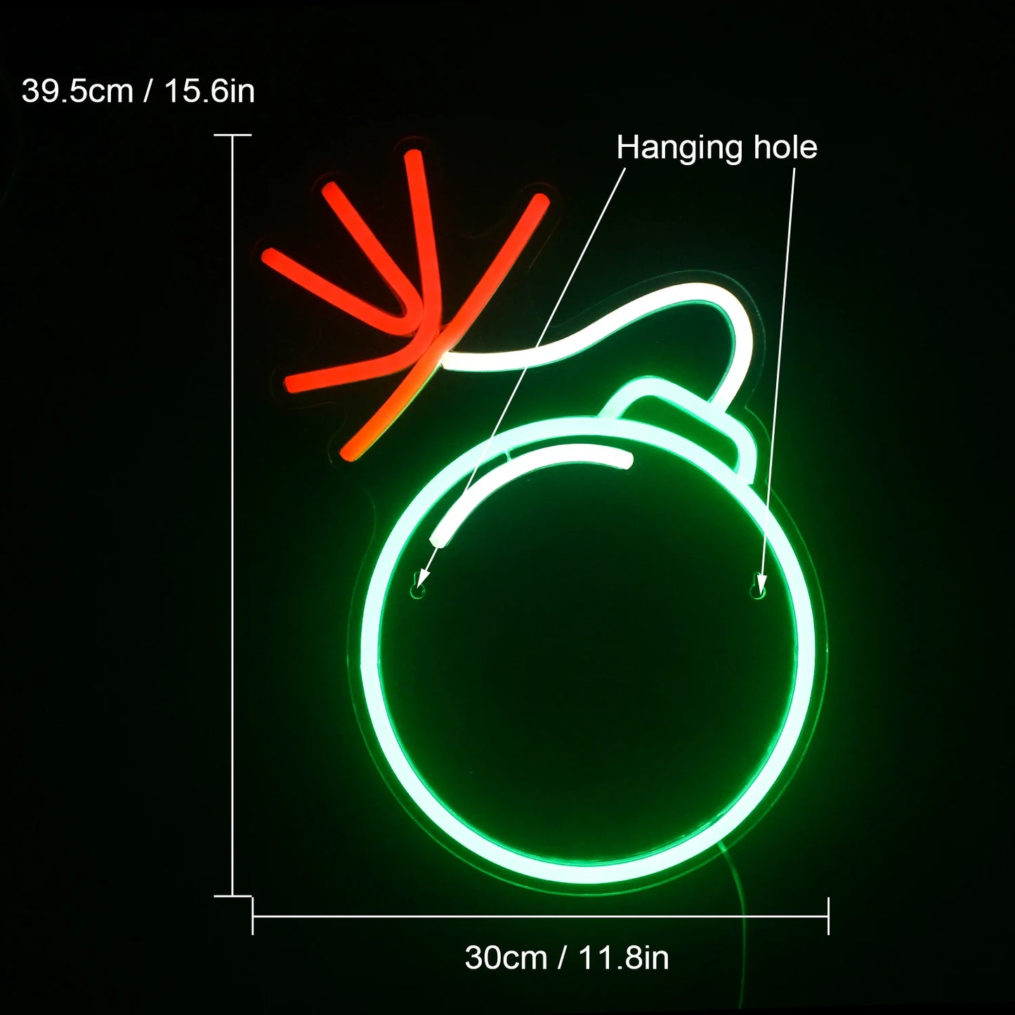 Green 5V USB LED Neon Sign - Budget Friendly