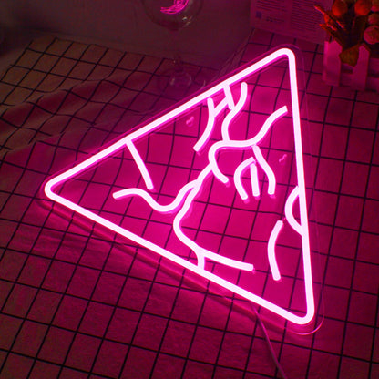 Kiss 5V USB LED Neon Sign - Budget Friendly