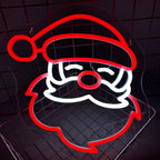 Kerstmotief – LED-neonbord (5 V USB)