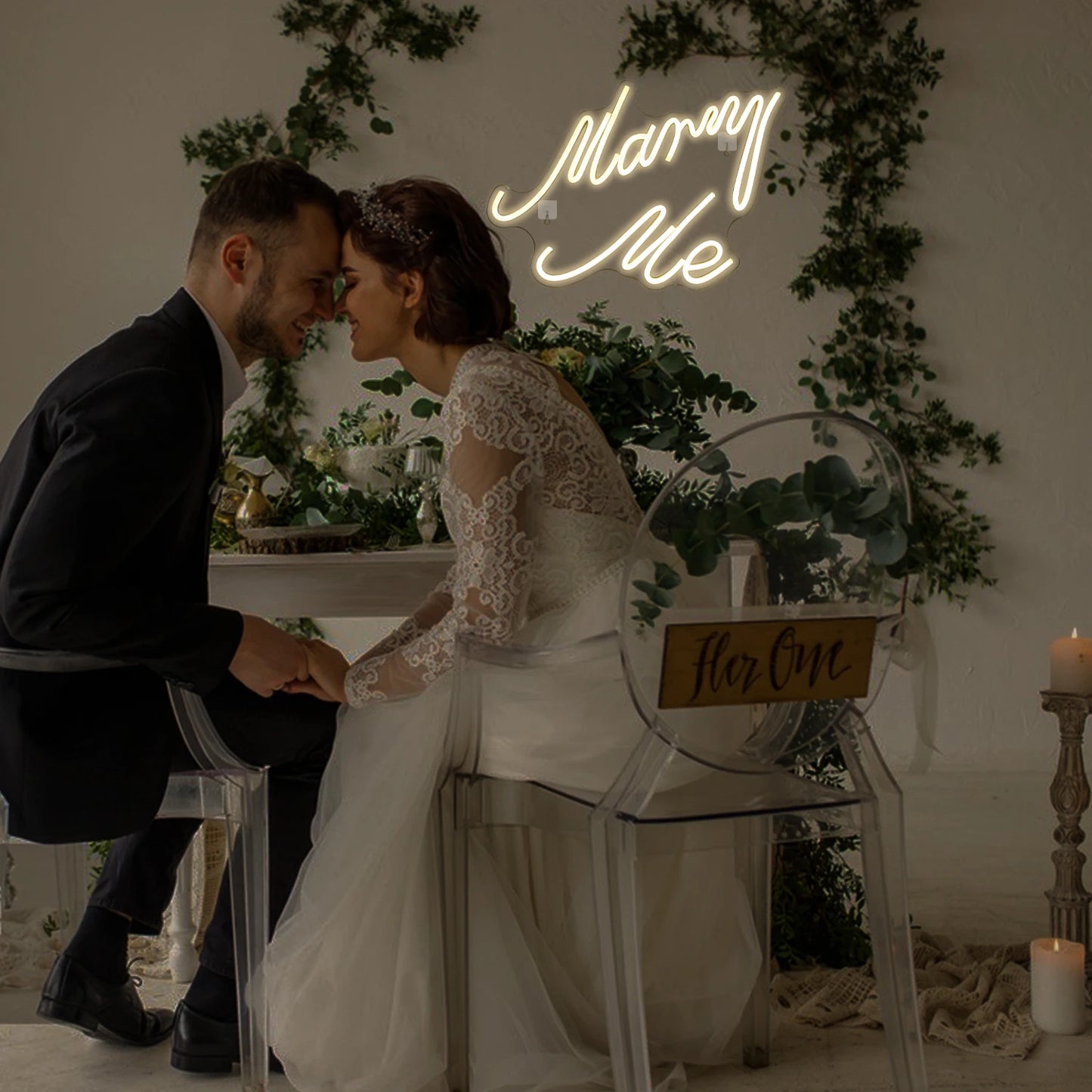 Marry Me 5V USB LED Neon Sign - Budget Friendly