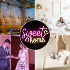 Sweet Home 5V USB LED Neon Sign - Budget Friendly