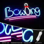 Bowling 5V USB LED Neon Sign - Budget Friendly