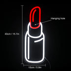 Lipstick 5V USB LED Neon Sign - Budget Friendly