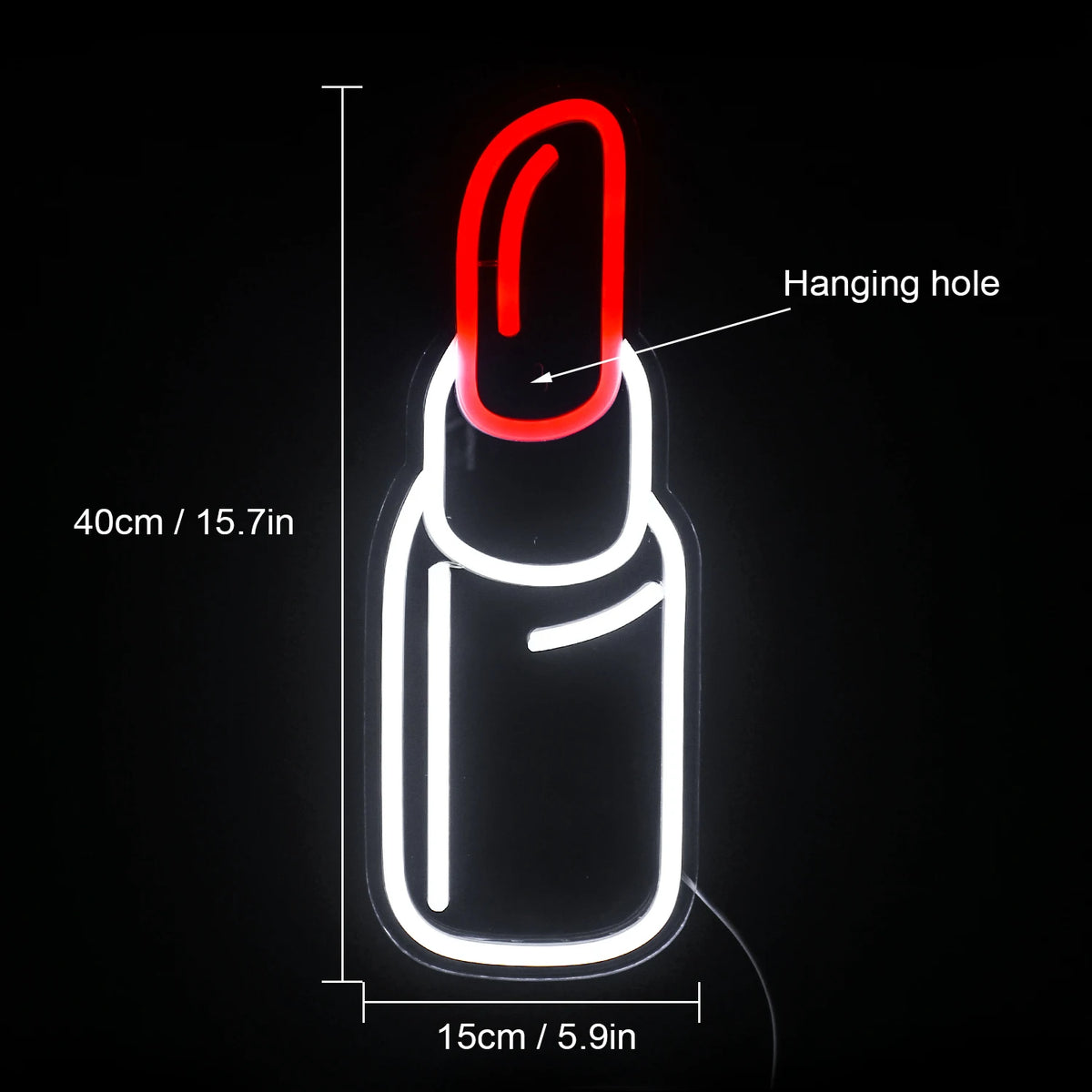 Lipstick 5V USB LED Neon Sign - Budget Friendly