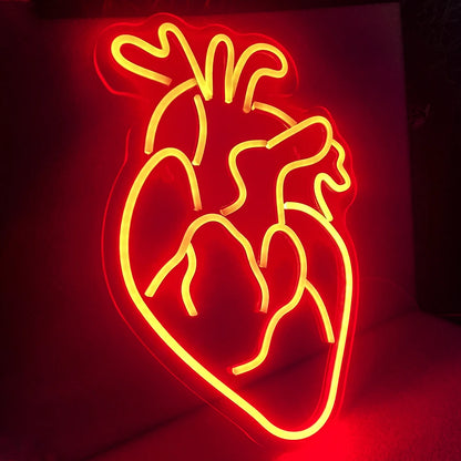 Heart 5V USB LED Neon Sign - Budget Friendly