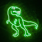 Dinosaurusmotief – LED-neonbord (5 V USB)