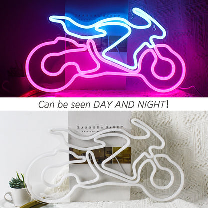 Motorcycle 5V USB LED Neon Sign - Budget Friendly