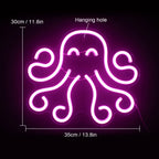 Octopus 5V USB LED Neon Sign - Budget Friendly