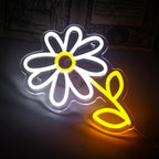 Cute Cartoon Daisy Flower 5V USB LED Neon Sign - Budget Friendly