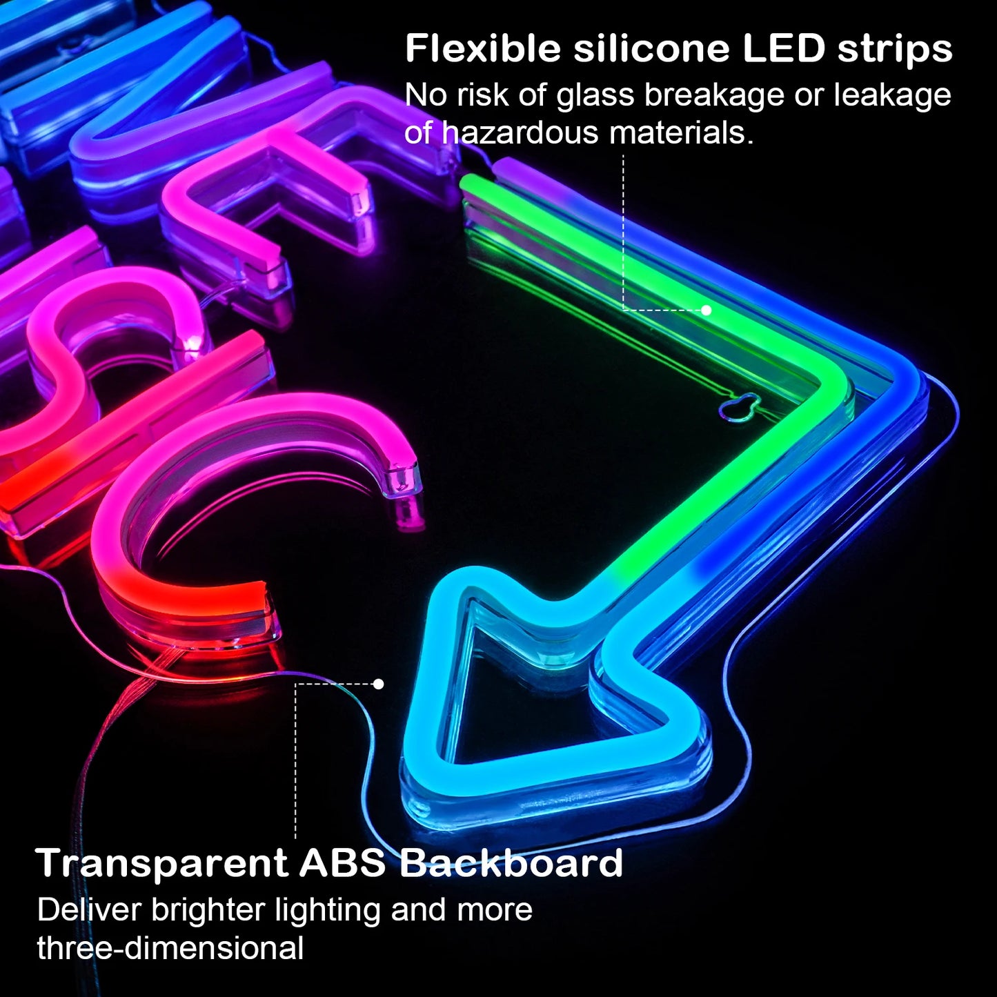 Live Music 5V USB LED Neon Sign - Budget Friendly
