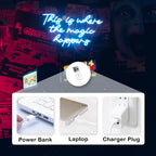 This is Where The Magic Happens – LED-neonbord (5 V USB)