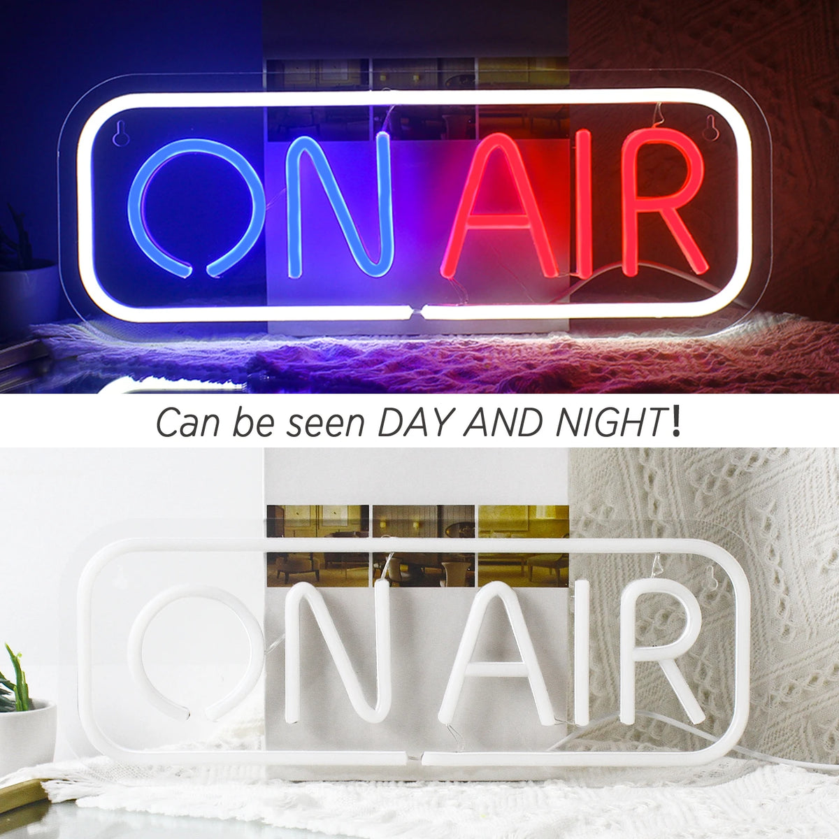 ON AIR 5V Mini USB  LED Neon Sign - Budget-Friendly