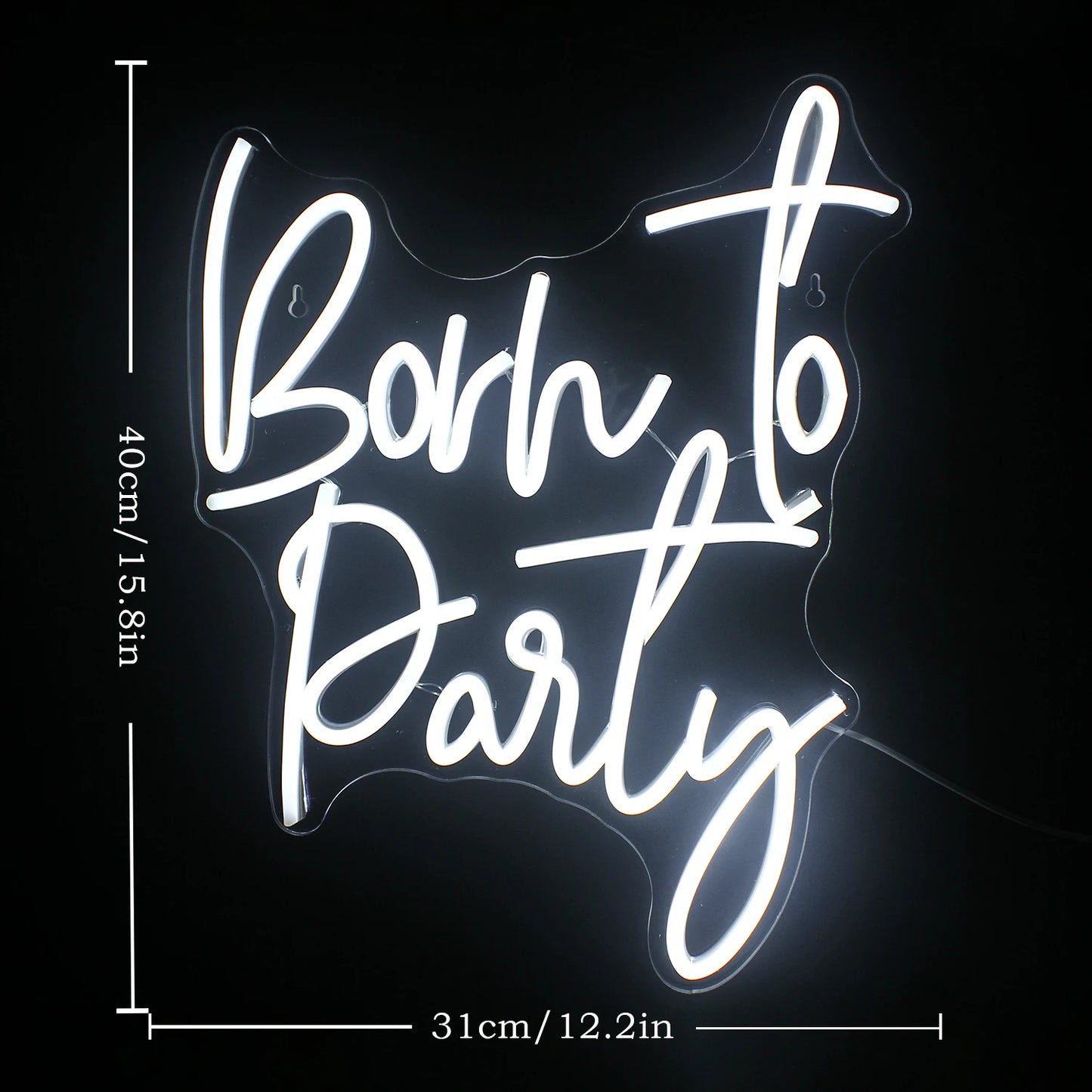 Borh to Party 5V USB LED Neon Sign - Budget Friendly