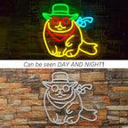 Cowboykat – LED-neonbord (5 V USB)