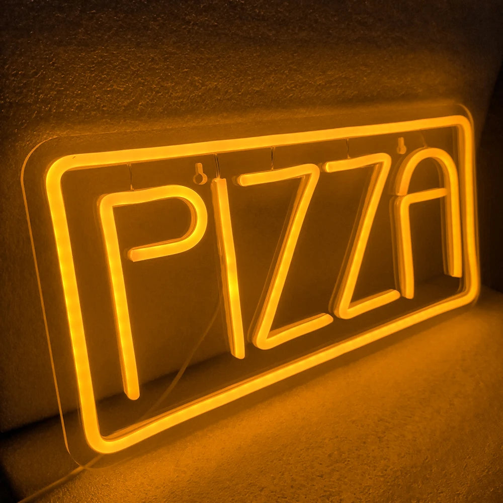 PIZZA 5V USB LED Neon Sign - Budget Friendly