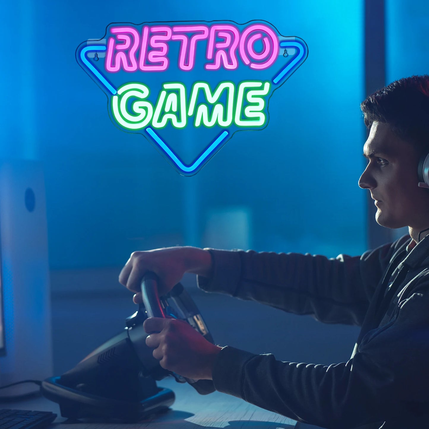 Retro Game 5V USB LED Neon Sign - Budget Friendly