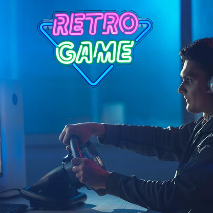 Retro Game 5V USB LED Neon Sign - Budget Friendly