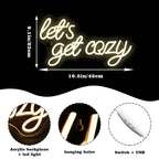 Let’s Get Cozy – LED-neonbord (5 V USB)