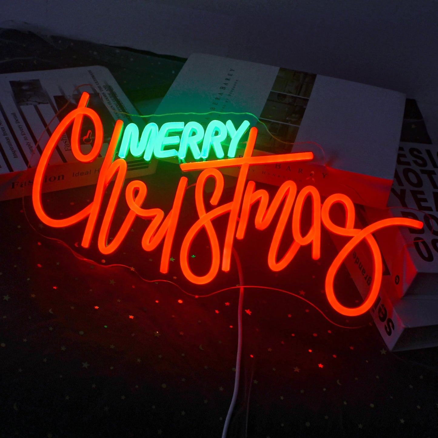 Merry Christmas 5V USB LED Neon Sign - Budget Friendly