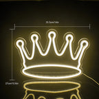 Crown Shaped 5V USB LED Neon Sign - Budget Friendly