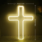 Kruis – LED-neonbord (5 V USB)