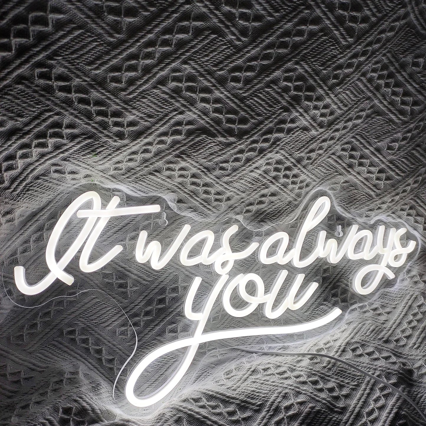 It Was Always You 5V USB LED Neon Sign - Budget Friendly